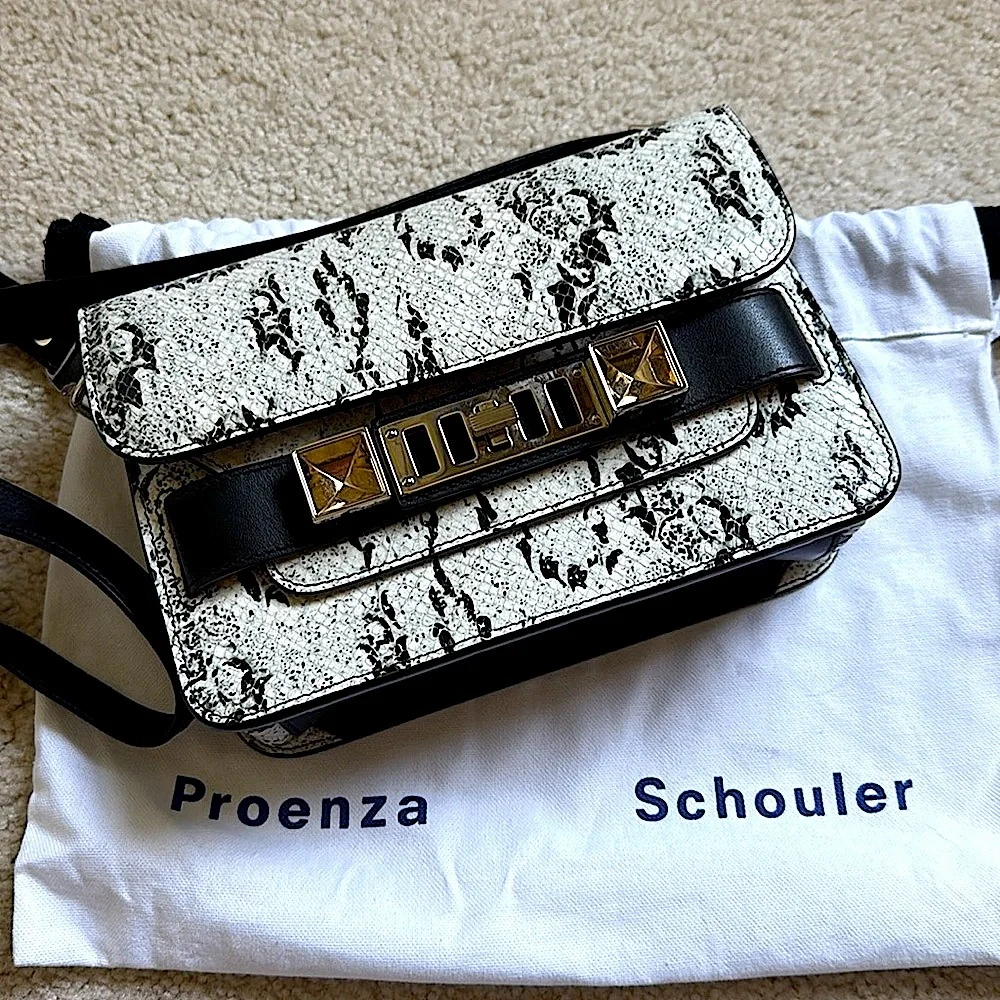 PROENZA SCHOULER Mini PS11 embossed leather - Picture 1 of 13